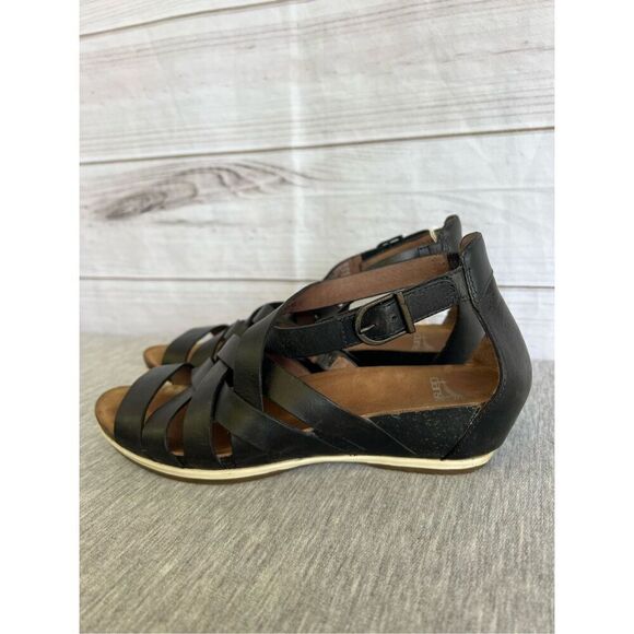 Dansko black Vivian gladiator sandal size 37 - Picture 1 of 5
